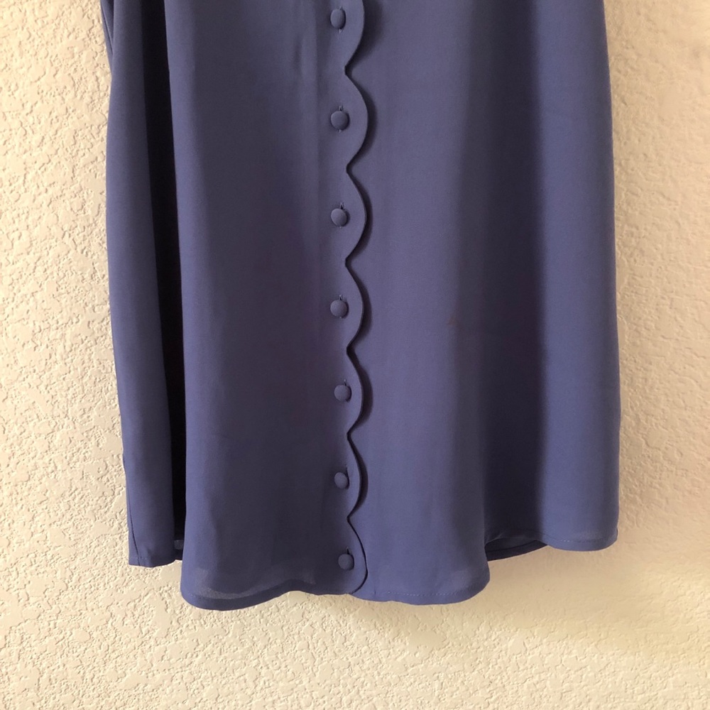 LOFT Outlet Scallop Button Front Cami - Picture 3 of 9